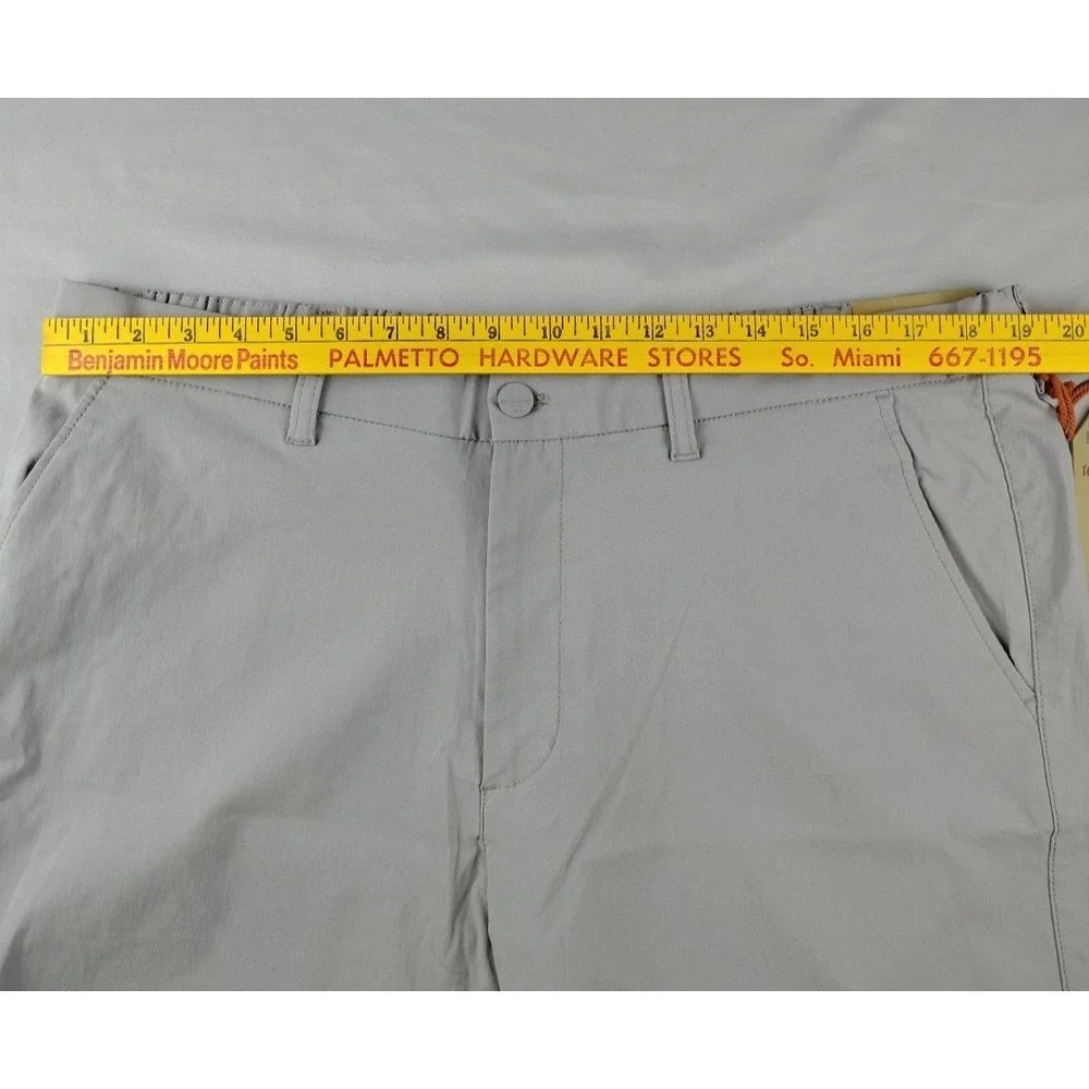 Weatherproof Vintage Shorts Mens 38x8.5 Gray  Stretch Momentum Active NWT